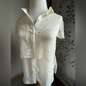 Pretty Sheer Lace Top